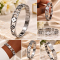 Silver Circle Link Bracelet